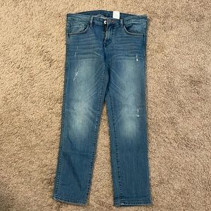 H&M slim cropped low waist jeans